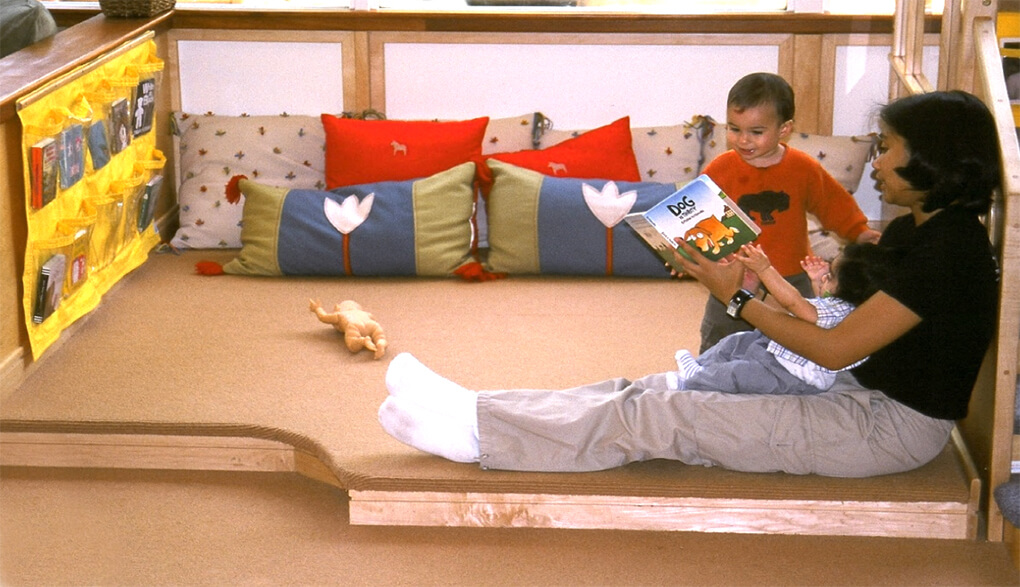 ucla childcare reading nook